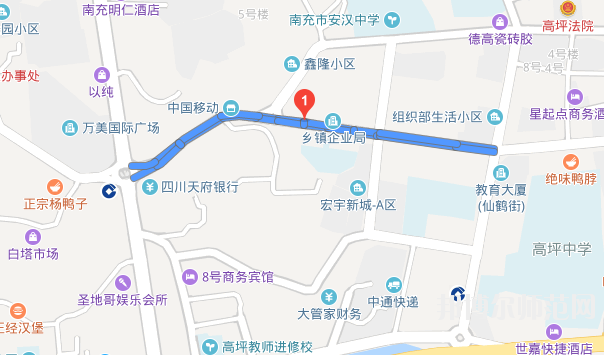 南充應用技術(shù)幼兒師范職業(yè)學校地址在哪里 